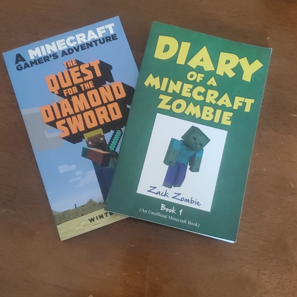 4/$25 & $4.99 shipping Mine craft novel/books